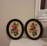 Embroidered frames like new
