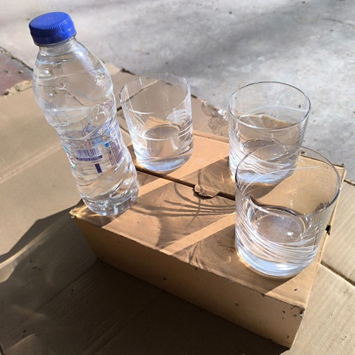 Sklarna Karolinka crystal glass set of 6 280ml new