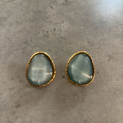 Earrings like new, gold tone