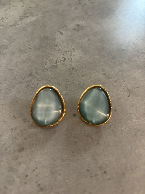 Earrings like new, gold tone