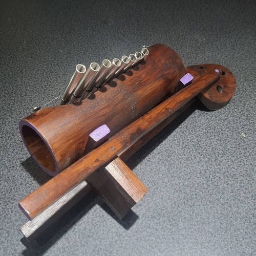 Traditional Ethnic Bamboo Metallophone Xylophone, handmade