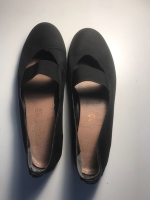 Μπαλαρίνες μαύρες μεταχειρισμένες, μέγεθος 38, σε άψογη κατάσταση