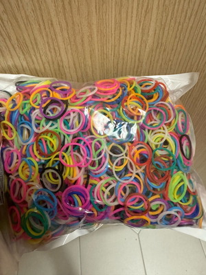 Elastic bands for jewelry plexi type new, about 2000 pieces