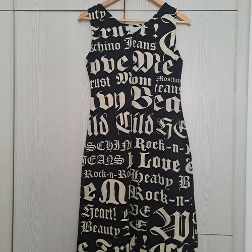 Moschino Dress Black White like new, Size M