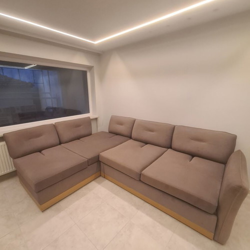 Corner sofa like new 300x210 cm with storage and bed function