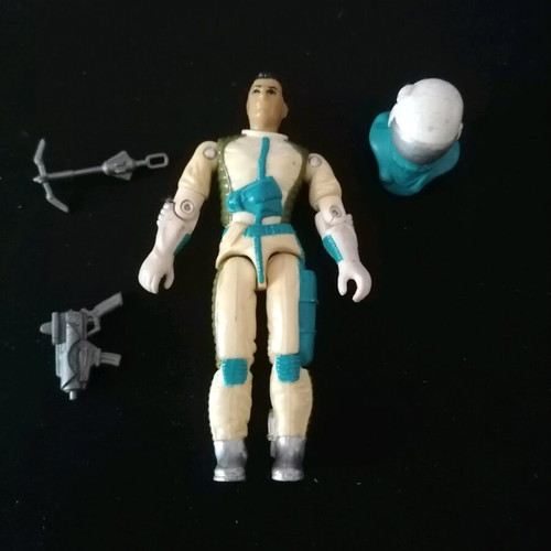 Gi Joe Countdown figure used with accessories