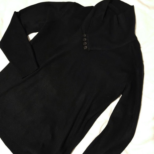 Elastic black jumper by Desierto like new unisex