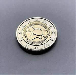 2 ευρω μεταχειρισμενο νομισμα 2.500 Χρόνια από τη Μάχη των Θερμοπυλών, Ελλάδα, 2020