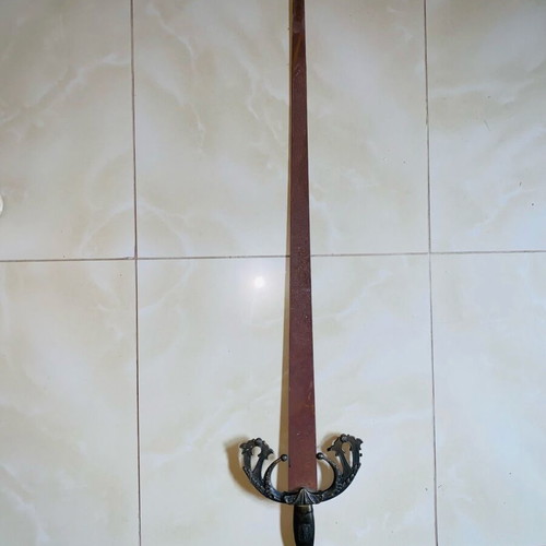 Decorative sword, 112 cm, rusty