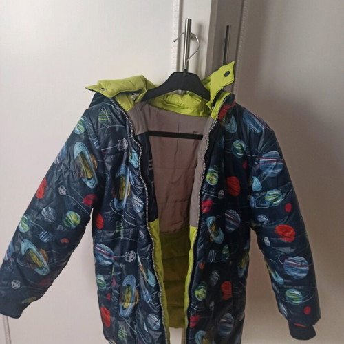 Boboli reversible kids jacket 6-8 years like new, multicolor