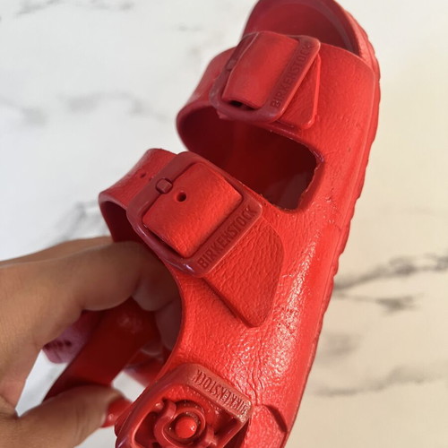 Birkenstock red children's sandals size 26 used unisex
