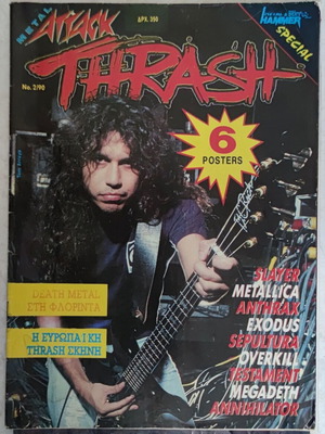 Metal Attack Thrash Special Magazine July 1990 used