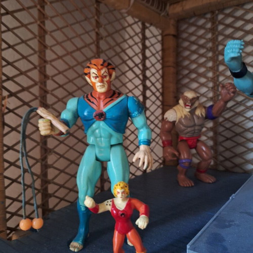 Thundercats vintage figures collection LJN 1985, 11 figures and 3D logo
