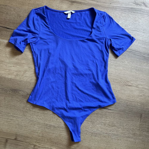 H&M bodysuit new, blue, size M