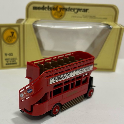 Matchbox 1978 Models of Yesteryear Y-23 A.E.C. S Type Omnibus 1922 new
