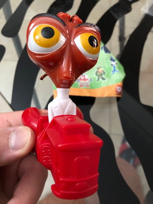 Monsters vs Aliens Dr.Cockroach φιγούρα 9cm μεταχειρισμένη McDonalds Happy Meal 2009