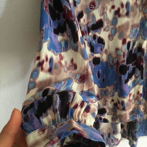 Jensen retro vintage colourful viscose shirt XL