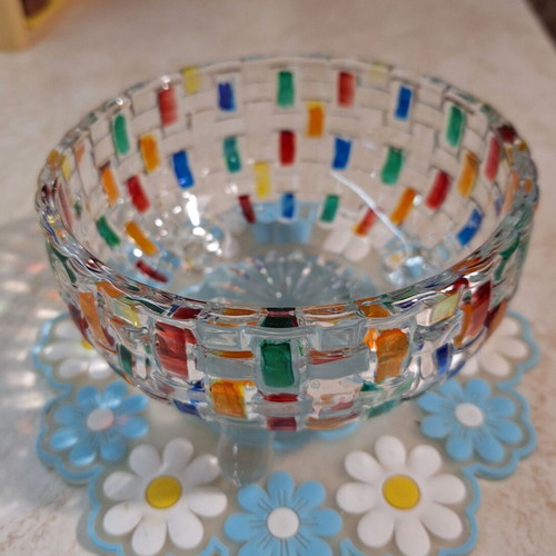 Glass Massive Candy Dish like new