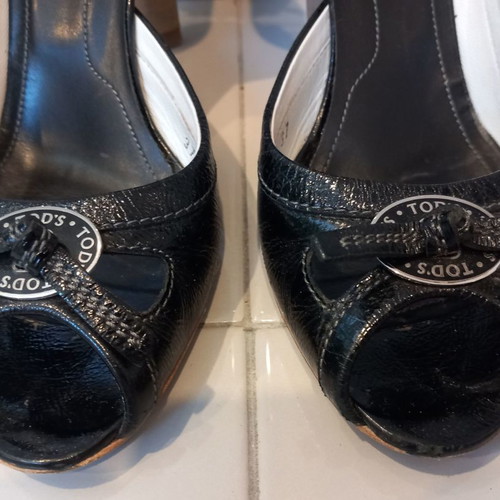 Tod's black pumps used, size 37