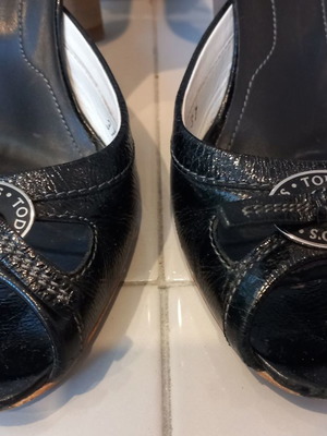 Tod's black pumps used, size 37