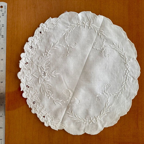 Small Cutwork Doilies set of 8 like new