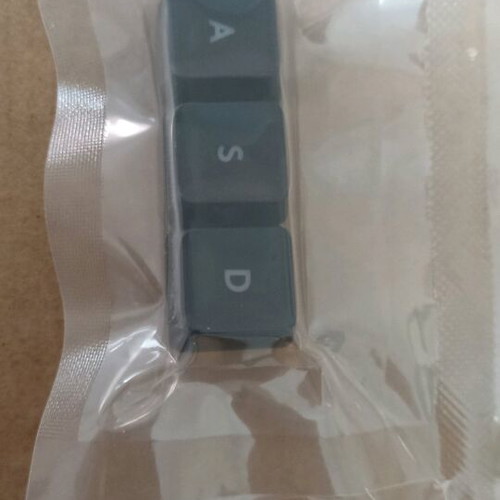 Keys A, S, D for Logitech G413 keyboard new, black illuminated