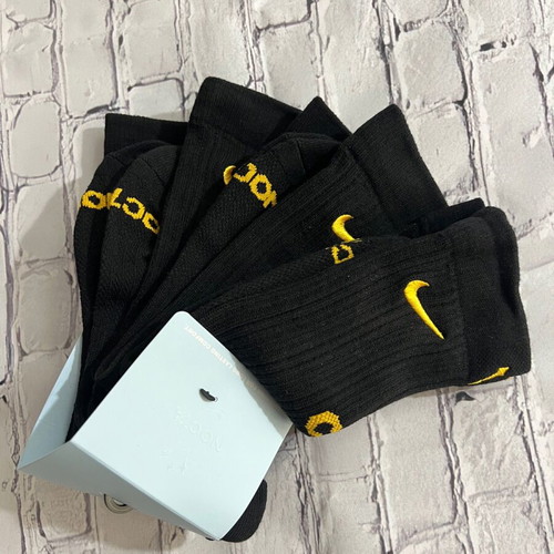 Nocta socks new, set of 3 pairs, black and yellow