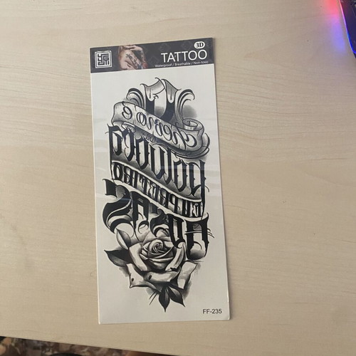 Temporary tattoos new, multiple designs