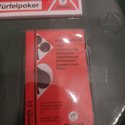 Piatnik Eskalero Würfelpoker Dice Set new