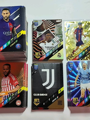 Adrenalyn XL 2024 card collection used, 290 single cards