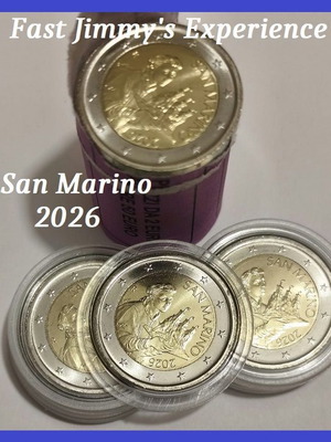 San Marino 2026 UNC νόμισμα 2 ευρώ