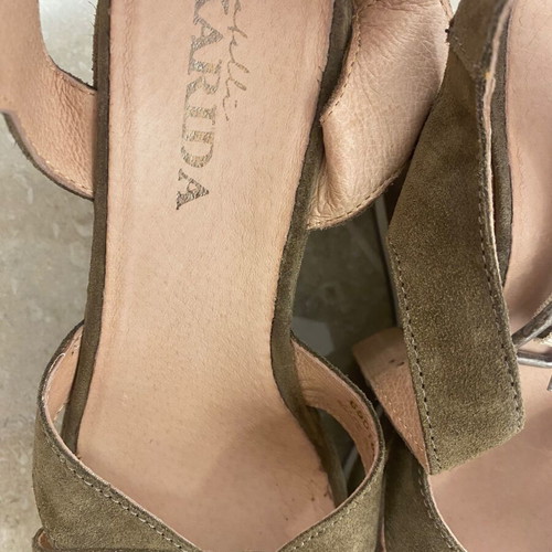 Fratelli Karida shoes platform sandals size 37 new green