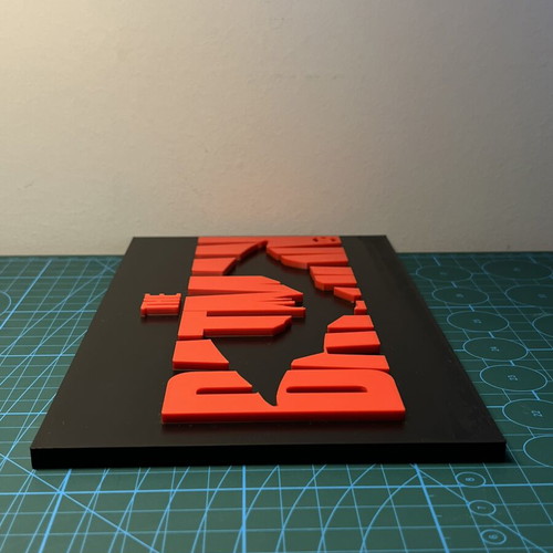 The Batman 2022 decorative plaque, premium PLA+