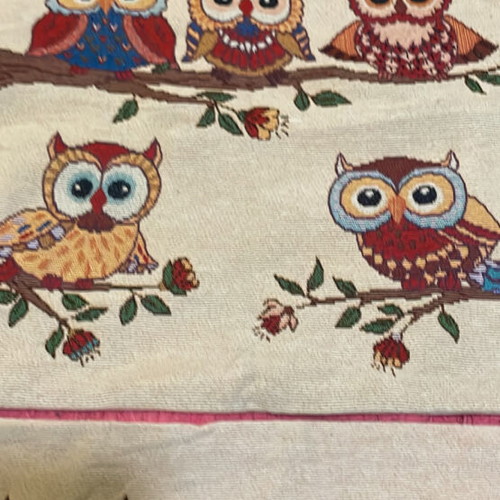 Pillowcases with owls and bag new, set of 2 pieces