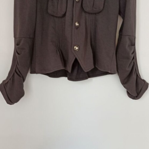 Fullah Sugah women's coat new, gray and brown, size XL