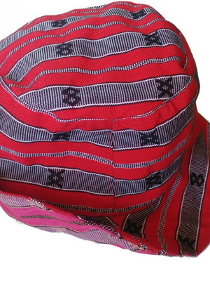 Handmade double-sided Sagada Mountainside Handicrafts bucket hat like new