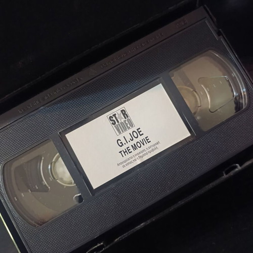 G.I. Joe: The Movie VHS tape like new, dubbed