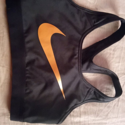 Μπουστάκι Nike μαύρο σαν καινούργιο, μέγεθος S