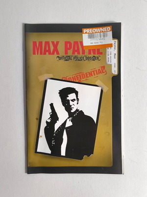 Max Payne PS2 официално ръководство употребявано, английско издание
