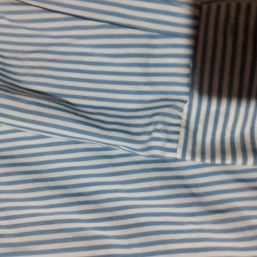Striped blue shirt new, Italian fabric, sizes XL and XXL