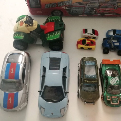 Collection of games! Toy cars, tops, Rubik's cubes, Moonball, etc.
