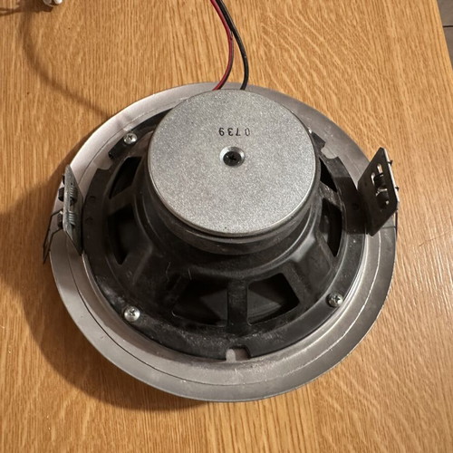 Ceiling speakers set of 2, round recessed design