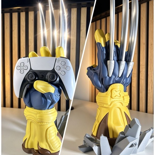 Universal Controller Stand inspired by Wolverine, made to order