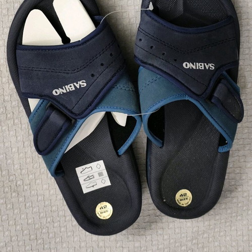 Sabino unisex slippers new, size 42, black