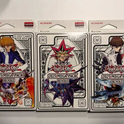 Yu-Gi-Oh! 2025 Mega-Pack Bundle x3 new, factory sealed