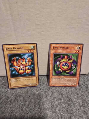 Time Wizard and Baby Dragon Yu-Gi-Oh! cards used
