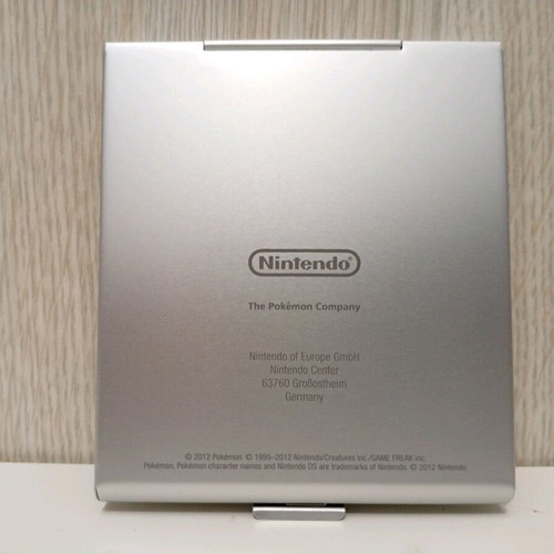 Nintendo DS Pokemon Black White Version 2 double game case metallic inox like new