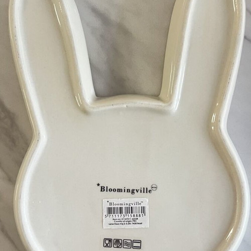 Bloomingville ceramic bunny-shaped plate