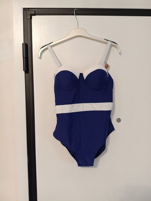 Acne Studios women's one-piece swimsuit new, navy chic style, size M