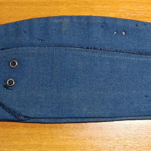 Military aviation cap used, old with signs of wear